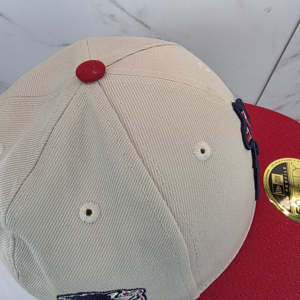 New Era Los Angeles Angels MLB July 4th Low Profile 59Fifty Fitted Hat 7 1/4 - Picture 8 of 11